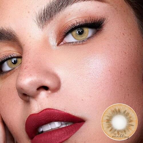 1 Pair of Colored Contact Lenses for Eye Makeup Soft Comfortable Cosmetic Contact Lenses Natural & Colorful Lenses