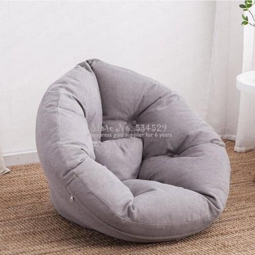 17%Comfortable lazy couch single bean bag recliner small apartment bedroom cute girl tatami living room sofa