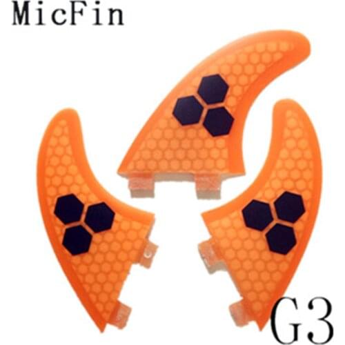 2017New SURF Design hotsales homb fiber glass FCS G3 fins 3pcs/set S size for surfing fins