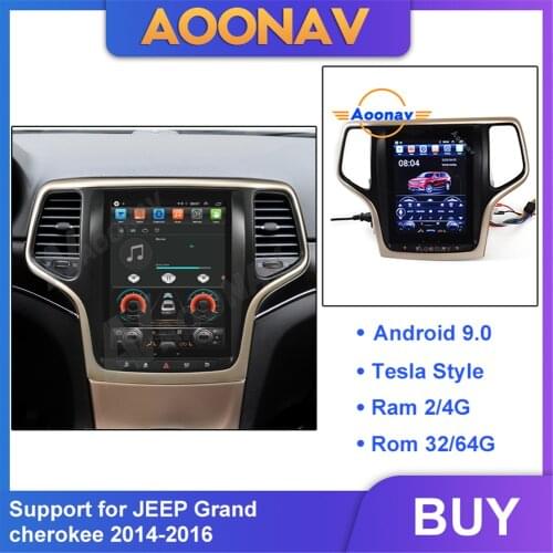 2din android car multimedia player For JEEP Grand cherokee 2014-2016 car auto radio autoradio GPS navigation MP4 DVD player
