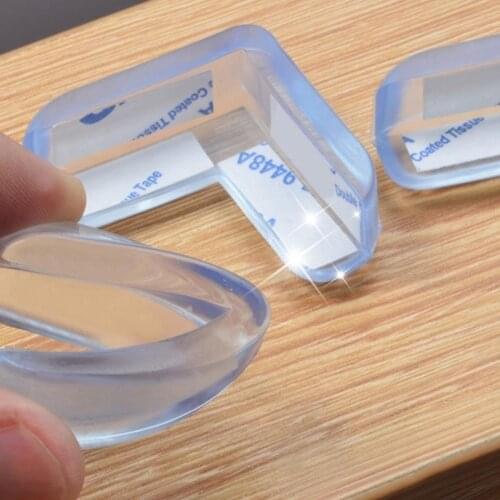 4* Anti-collision Strip Child Baby Safety Silicone Cover Table Children Protector Edge & Edge Guards Corner K8X7