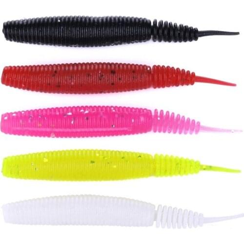5Pcs/lot 10cm 7g Fishing Lure Wobbler Jigging Soft Worm Shrimp Jerkbait Fish Ocean Rock Lure Bass Soft Fish Smell Soft Baits