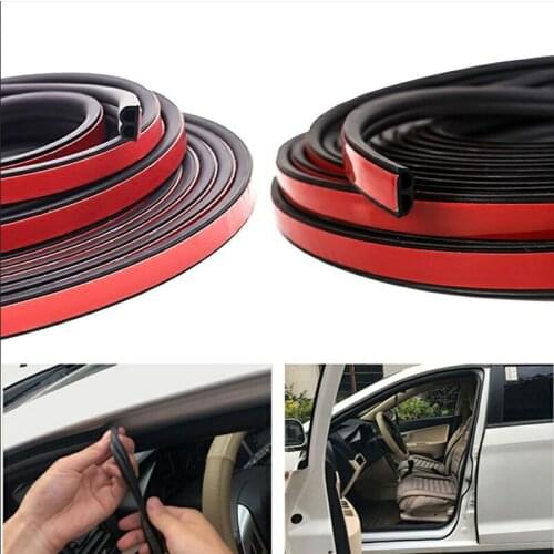 5m Car Accessories B Type Car Rubber Seals Dustproof Sealing Strips for fiat 500 punto bravo panda ducato stilo palio Styling