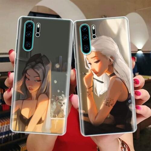 Color Girl Queen Cat Silicon Phone Case For Huawei Honor 10 9 20 Lite Y5 Y6 Y7 Y9 9X 8X 8S 8A 7X 7A 7S Pro + 10i20i Coque
