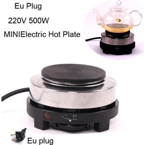 MINI Electric Moka Stove Oven Cooker Multifunction Coffee Heater Mocha Heating Hot Plate Water Cafe Milk Burner 500W EU