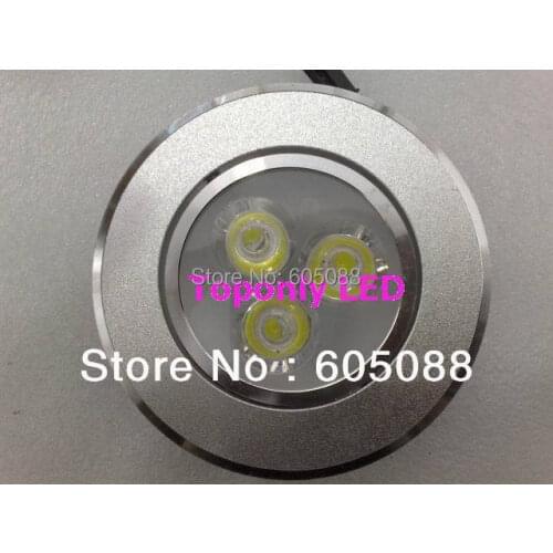 Hot Selling! 3x1w Epistar led recessed mini cabinet downlight AC85-265v 250lm CE&ROHS,50pcs/lot wholesale,DHL free shipping