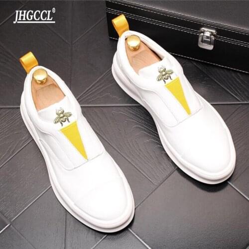 Luxury Men Sneakers Wild High Tops Hip Hop Thick Bottom Platfo Shoes Trainers Height Increasing Flats Chaussure Homme A4