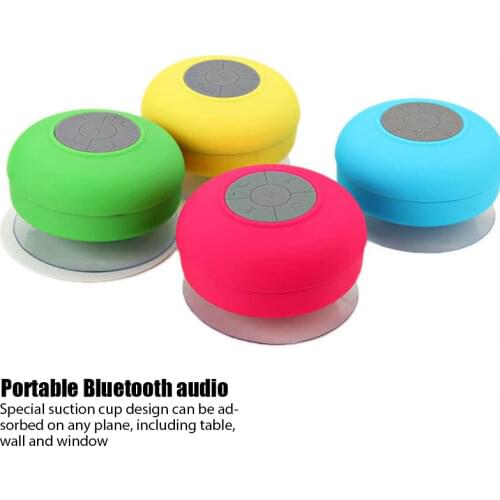 Mini Bluetooth Speaker Portable Waterproof Wireless Handsfree Speakers for Showers Bathroom