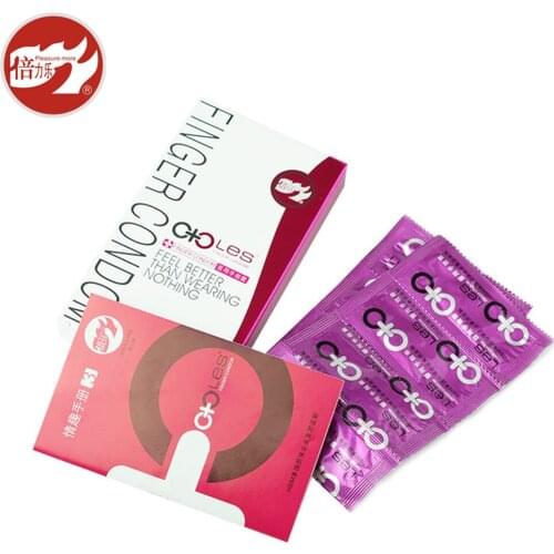8Pcs Finger Condoms For Lesbian Masturbation Orgasm Ultra Thin Female Finger Condoms Adult Sex Products Intimate Goods For Women