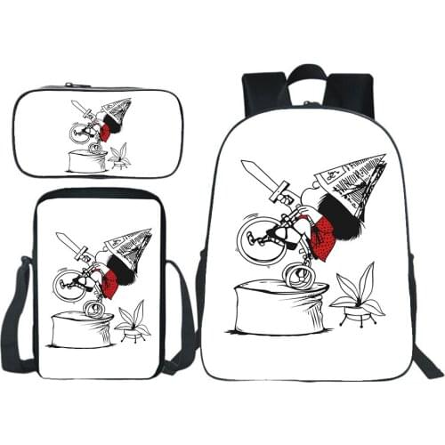 Mafalda Backpack Fashion High Quality Knapsack Boys Girls Bags Comics Cosplay School Bag Cute Bookbag Pencil Case Shoulder Bag