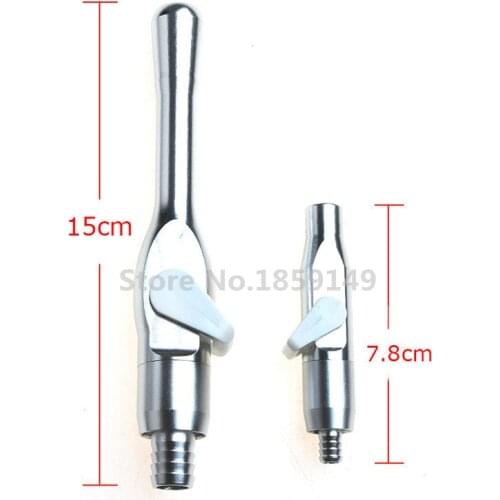 Dental Aluminum Dental Saliva Ejector Suction Universal Valves SE/HVE Tip Adaptor Salivary Duct 1set