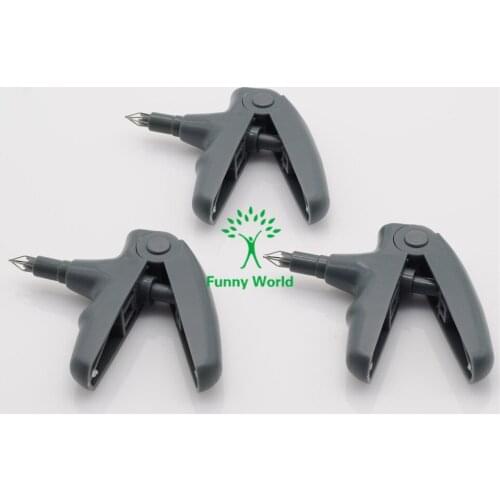 3Pcs Dentist Oral Clinic Dispenser Orthodontic Ligature Gun For Dental Lab