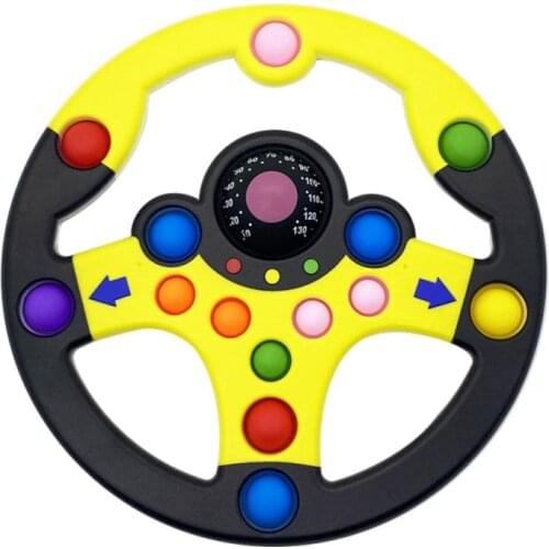 Squeeze Toys Steering Wheel Bubble Play Childrens Playground Puzzle Simulation Amusement Pressing Game Toy Stress Relief Toy