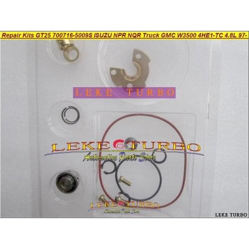 Turbo Repair Kit rebuild kits GT25 700716-5009S 700716 Turbocharger For ISUZU NPR NQR Truck For GMC W3500 97- 4HE1 4HE1-TC 4.8L