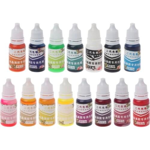 UV Resin Ultraviolet Curing Resin Liquid Pigment Dye Handmade Art Craft 15 Color W0YA