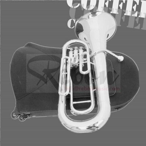 Weifang Rebon Bb key Silver Baritone tuba