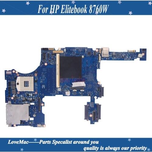 High quality 652508-001 FOR HP Elitebook 8760W Laptop Motherboard 6050A2438101 QM67 NoteBook PC 100% tested