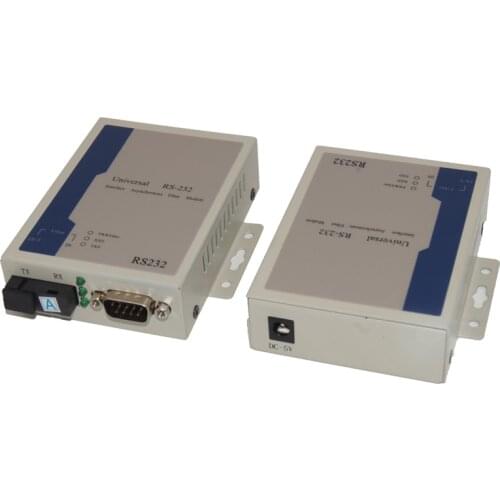 High Quality Data Optical Extender Bidirectional RS232 data over Fiber Optical Meida Converter with SC, Singlemode up 20Km