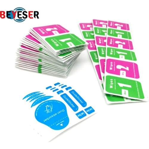 Wet Dry Wipes Cleaning Cloth for Tempered Glass Screen Protector for Smart Watch Camera Lens LCD Screens Dust Removal Papers