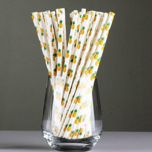 25pcs/Set Disposable Paper Straws Creative Glitter Drinking Straw Fashion Birthday Party Supplies Mix Stripes Tableware