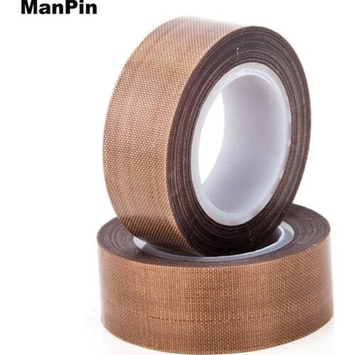 300 Degree PTFE Tape 0.18mm High Temperature Adhesive Sticker Cloth Insulation Vacuum Sealing Machine Industrial Use Cover Tools
