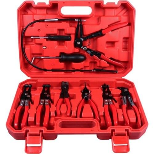 9PCS Auto Water Pipe Tube and Oil Pipe Disassemble Tool Clamp Automobile Repair