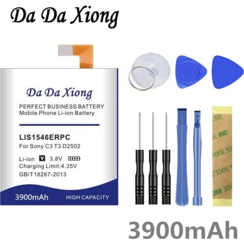 Da Da Xiong 3900mAh LIS1546ERPC Battery for Sony Xperia C3 T3 S55T S55U D2502 D2533 M50W D5103