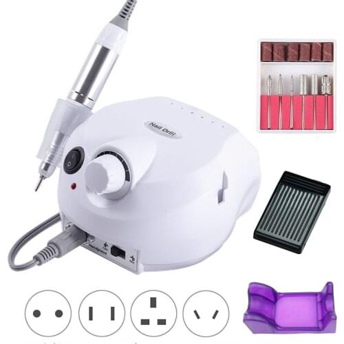 35000RPM Electric Nail Drill Machine Manicure Drill Machine Pedicure Drill Strong Nail Drill Professional Nail Salon Drill Tool