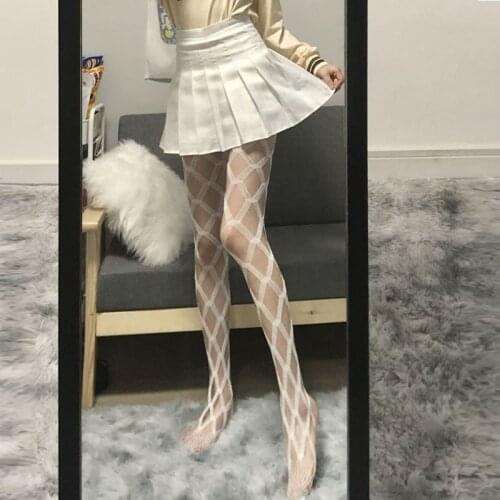 Fishnet Stockings Pantyhose Mesh Street Shooting Trendy Cool Women Stockings Sexy Nightclub Fishnet Stockings Lolita Tights