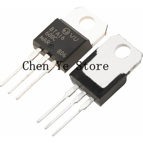 Free Shipping50PCS BTA12-600C BTA16-600C TO-220 100% Bidirectional Triode Thyristor Brand BTA12 BTA16 12A600V 16A 600V