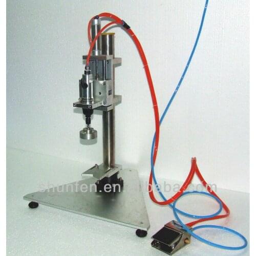 Free shipping) Benchtop Pneumatic Screw Cap Tightener (Screw capping machine, desktop screw capper)