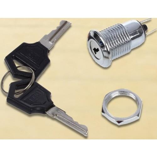 GTBL On Off Two Terminals Keyswitch Keylock Switch w Keys