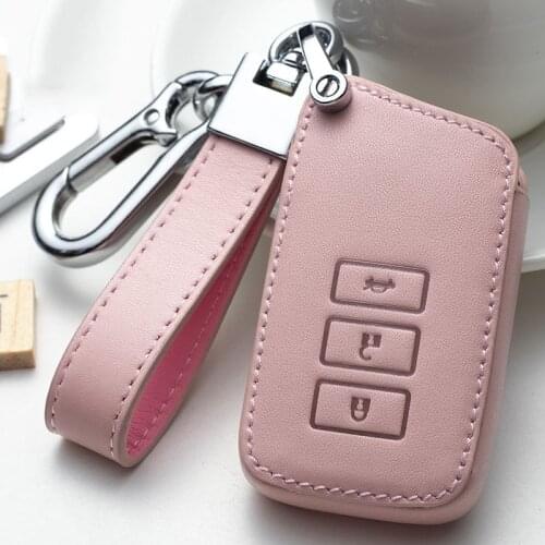 Leather Key Fob Case Skin Cover Keychain For Lexus UX NX RX GX LX IS ES GS 200 250 350 LS 450H 300H Key Case Accessories
