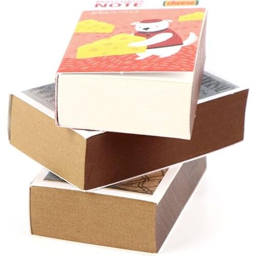 1pc 1:12 Dollhouse Miniature Books Paper Notebook Model Doll House Decor