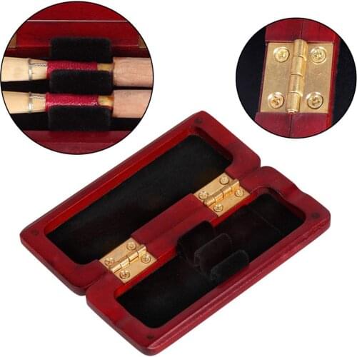 New arrival Portable Oboe Reed Case solid wood Storage Box Sax Alto Musical instrument Accessories