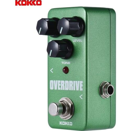 KOKKO Guitar Effect Pedals Compressor Overdrive Booster Distortion Effect Pedal Tuner Power Adapter Cable Chorus Looper Pedal
