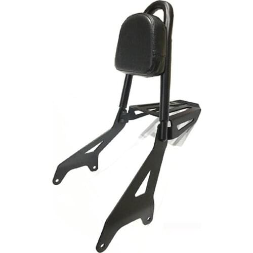 Backrest Sissy Bar Luggage Rack Cushion Pad for Yamaha Star Bolt XV950 XVS950 C R Spec