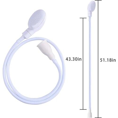 Lavacabeza Portatil Portable Pet Shower Sprayer Durable Use Slip On Hose Portable Shower Head Dog Sprayer For Tub Faucet Ducha