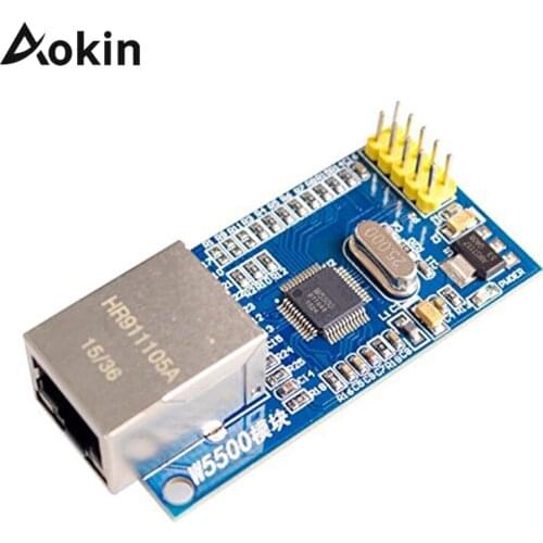 W5500 Ethernet network module hardware TCP / IP 51 / STM32 microcontroller program over W5100 Aokin