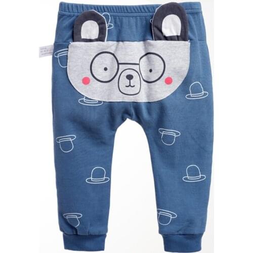 Baby Pants Cartoon Baby Boy Girl PP Pants Spring Autumn Cotton Baby Harem Trousers Newborn Cute Warm Fashion Casual Baby Clothes
