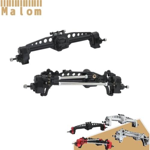 CNC Machined Aluminum Alloy Front/Rear Portal Axle for 1/10 RC Crawler Car Axial SCX10 III AXI03007 Upgrades Parts
