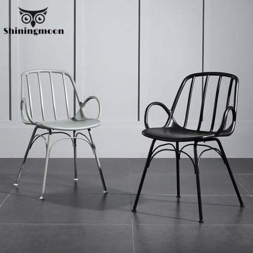 Modern Minimalism plastic chair restaurant dining room chairs farm table and chairs outdoor family bedroom armrest lounge chair