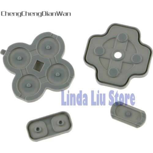 ChengChengDianWan Replacement Conductive Rubber Pad Buttons Set For Nintendo New 3DS abxy keypad