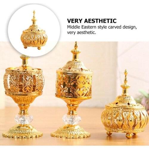 1pc Incense Burner Household Ornament Aromatherapy For Home Furnace Incense East Lace Burner European Delicat Decoration Mi X9U6