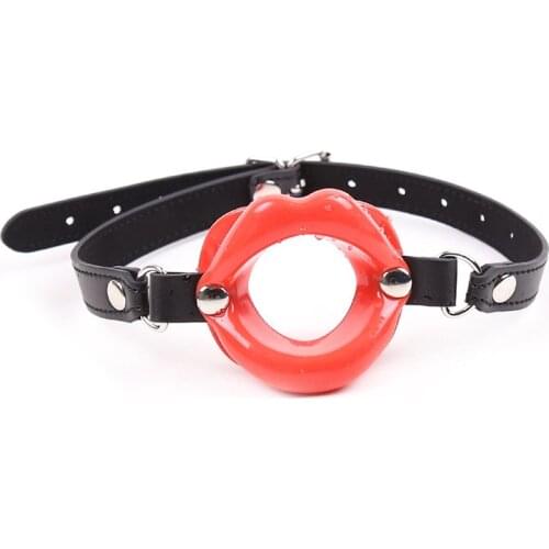 3 Colors Sex Slave Silicone Lips O Ring Open Mouth Gag Oral Fetish Bdsm Bondage Restraints Erotic Toy Sex Toy For Couples Gay