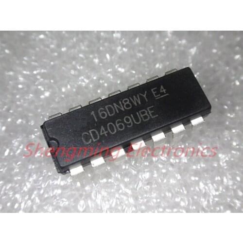 50PCS CD4069UBE CD4069 DIP-14 IC