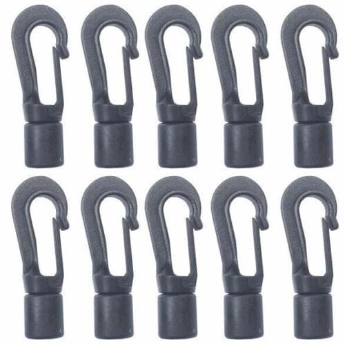 8mm Shock Cord Bungee Hooks Karabiner For Fixing Tarpaulins, Banners and Covers