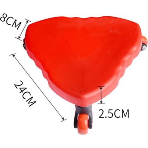 A099 Fitness Equipment Gym Home Exercise Body Building Ab roller Belly Core Trainer PVC Abdominal Wheel Plate Roller Trainer