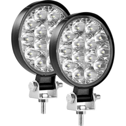 Aeobey Led Light Bar 42w Led Bar 14barra Square Spotlight Off road LED Work Light For Car Truck 4X4 4WD Car SUV ATV 12V 24V