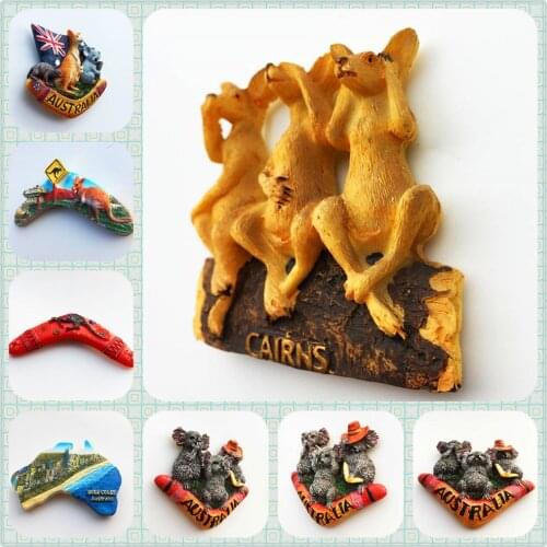 Australia 3D Fridge Magnets Tourism Souvenir Refrigerator Magnetic Sticker Collection Handicraft Gift